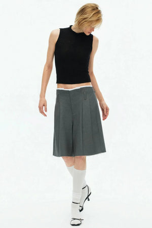 Multi-Color Mohair Knit Vest