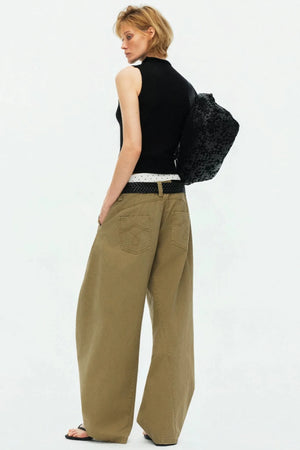 Multi-Color Mohair Knit Vest
