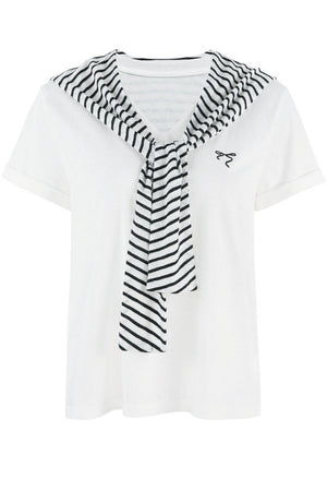 Multi-Color Shawl T-Shirt Set-Up