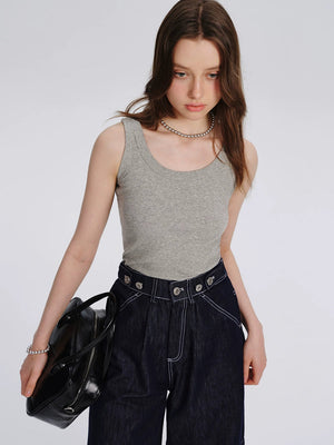 Multi-Color U-Neck Camisole Top