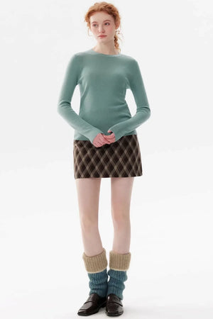 Multi-Color Wool Knit Sweater