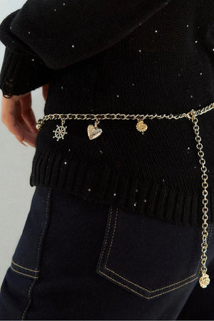 Multi-Layered Statement Waist Chain