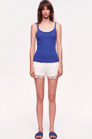 Multi-Layered Wavy Lace Shorts