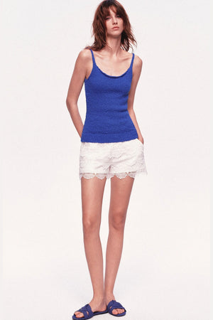 Multi-Layered Wavy Lace Shorts
