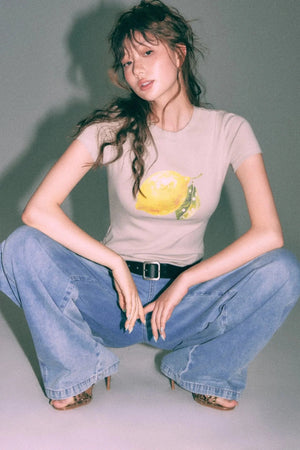 Multi-Pocket Wide-Leg Denim Jeans