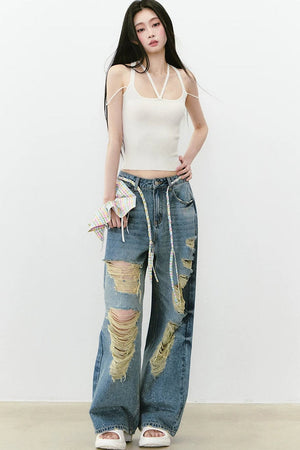 Multi-Strap Knit Camisole Top