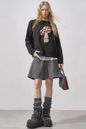 Mushroom Knit Sweater