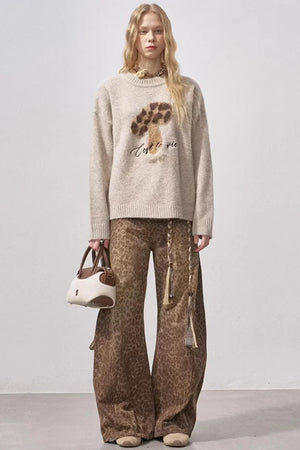 Mushroom Knit Sweater