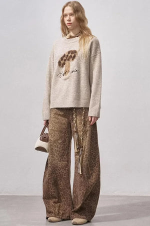 Mushroom Knit Sweater