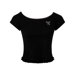 Nap Embroidery Short Sleeve T-Shirt