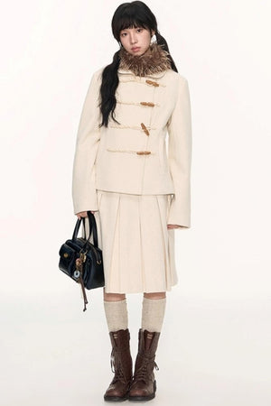 Nap Woolen A-Line Skirts