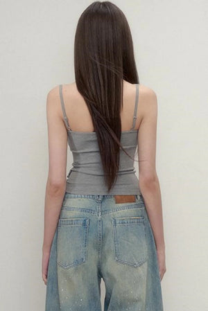 Narrow Waist Bustier Top