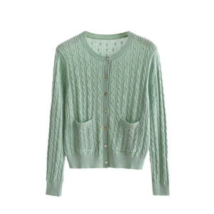 New Fold Dopamine Crew Cardigan