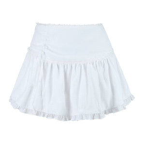 Niche Vintage Lace Hem Skirt