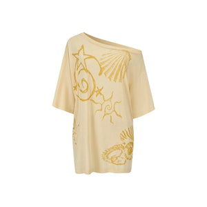 Ocean Print Modal Top