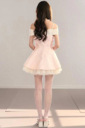 Off-Shoulder Bowknot Princess Dress