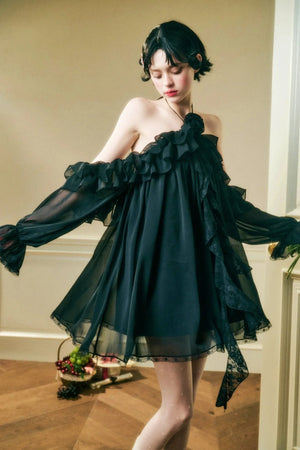 Off-Shoulder Galaxy Party Dress