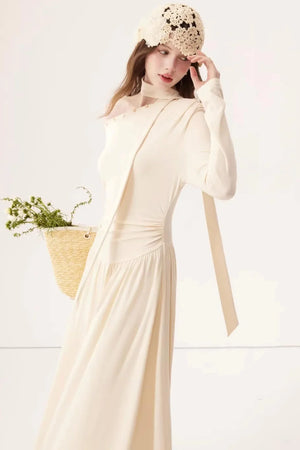 Off-Shoulder Knit Dress