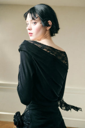 Off-Shoulder Lace Coordinate Set-Up