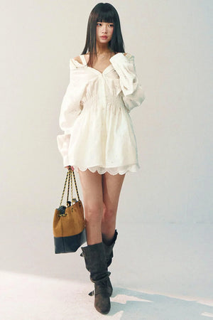 Off-Shoulder Lace Dress