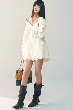 Off-Shoulder Lace Dress