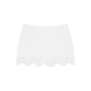 Off-Shoulder Lace Patchwork Set-Up
