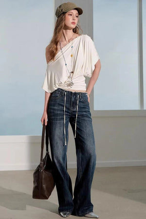 Off-Shoulder Summer T-Shirt