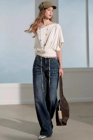 Off-Shoulder Summer T-Shirt