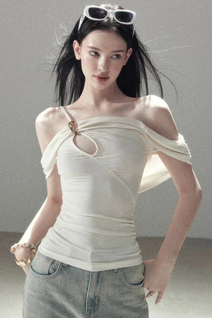 Off-Shoulder Summer Top