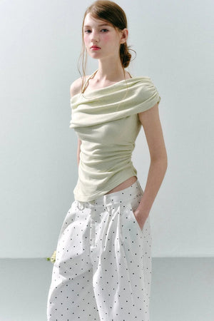 Off-Shoulder Tie Top