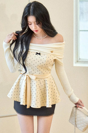 Off-Shoulder Two-Piece Set-Up