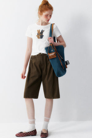 Off-White Rabbit Print Top