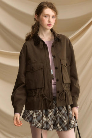 Old Poetry Leather Brown Jacket