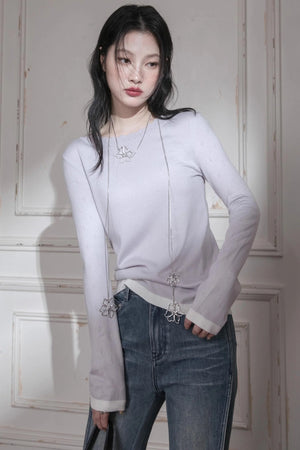 One-Line Wool Sweater