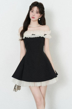 One-Shoulder A-Line Dress