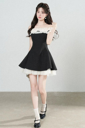 One-Shoulder A-Line Dress