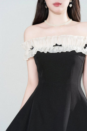 One-Shoulder A-Line Dress