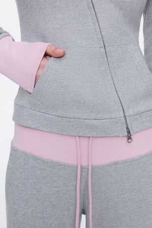 One-Shoulder Color-Blocked Top Set-Up