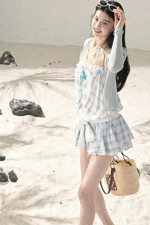 One-Shoulder French Quilted Dress