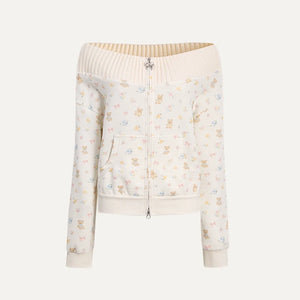 One-Shoulder Sweater With Trousers Set-Up