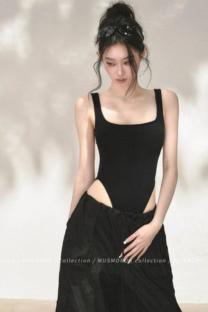 Open Back Mesh Bodysuit