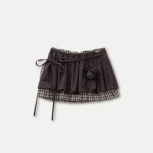 Orderly Wave Floral Skirt Set-Up