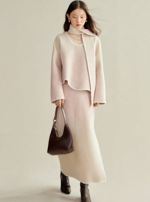 original gradient double-sided suit set