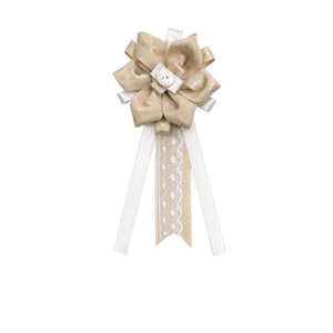 Original Handmade Lily Ribbon Brooch