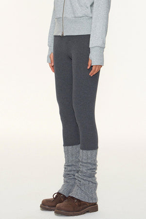Original Patchwork Knit Leggings Set-Up