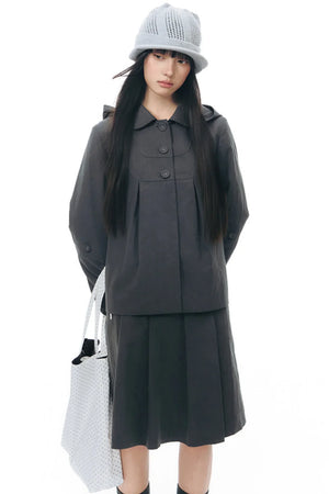 Original Pleated Workwear Skirt