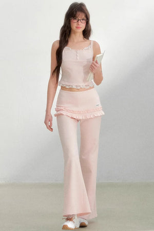 Oxygen Lace Sports Camisole Set-Up