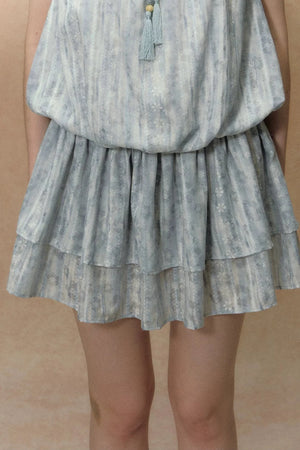 Painted Sky Square Neck Dress