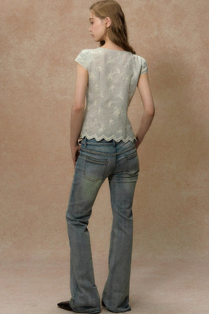 Paper Boat Striped Blouse