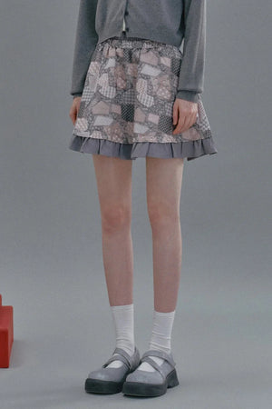 Paradise Lost Ruffled Puffy Skirt